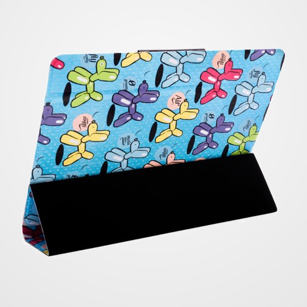 FUNDA TABLET SILVER HT CAMARA PRO UNIVERSAL 9 -10,4  BALLOONS METAL BLUE