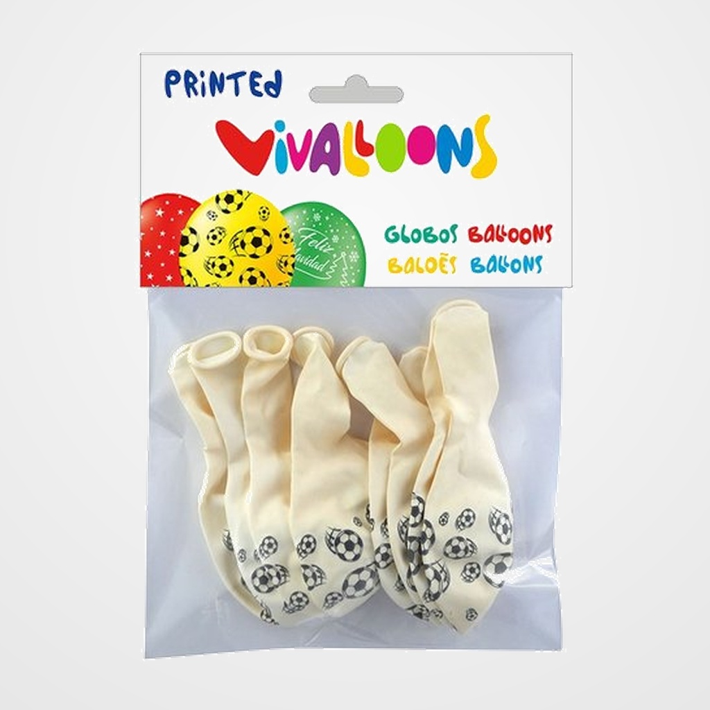 GLOBO VIVALLOONS BALON DE FUTBOL BOLSA DE 8