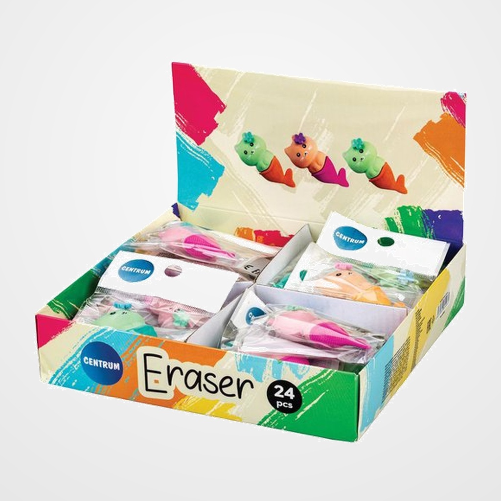 GOMA DE BORRAR CENTRUM CAT MERMAID EXPOSITOR DE 24