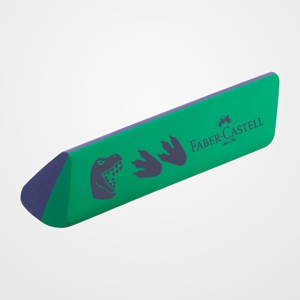GOMA de BORRAR FABER-CASTELL DINOSAURIO (PVC-FREE DUST)