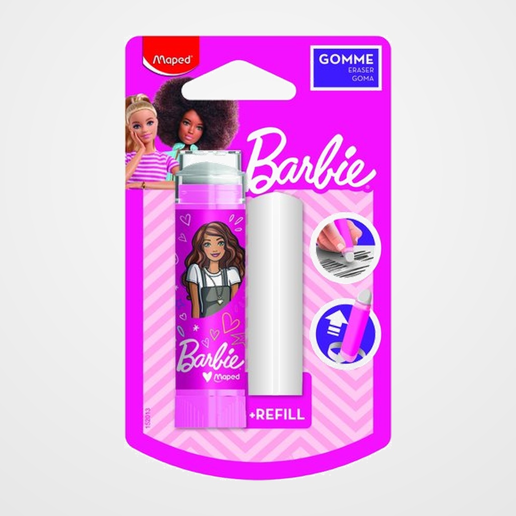 GOMA de BORRAR MAPED BARBIE BLISTER de 1