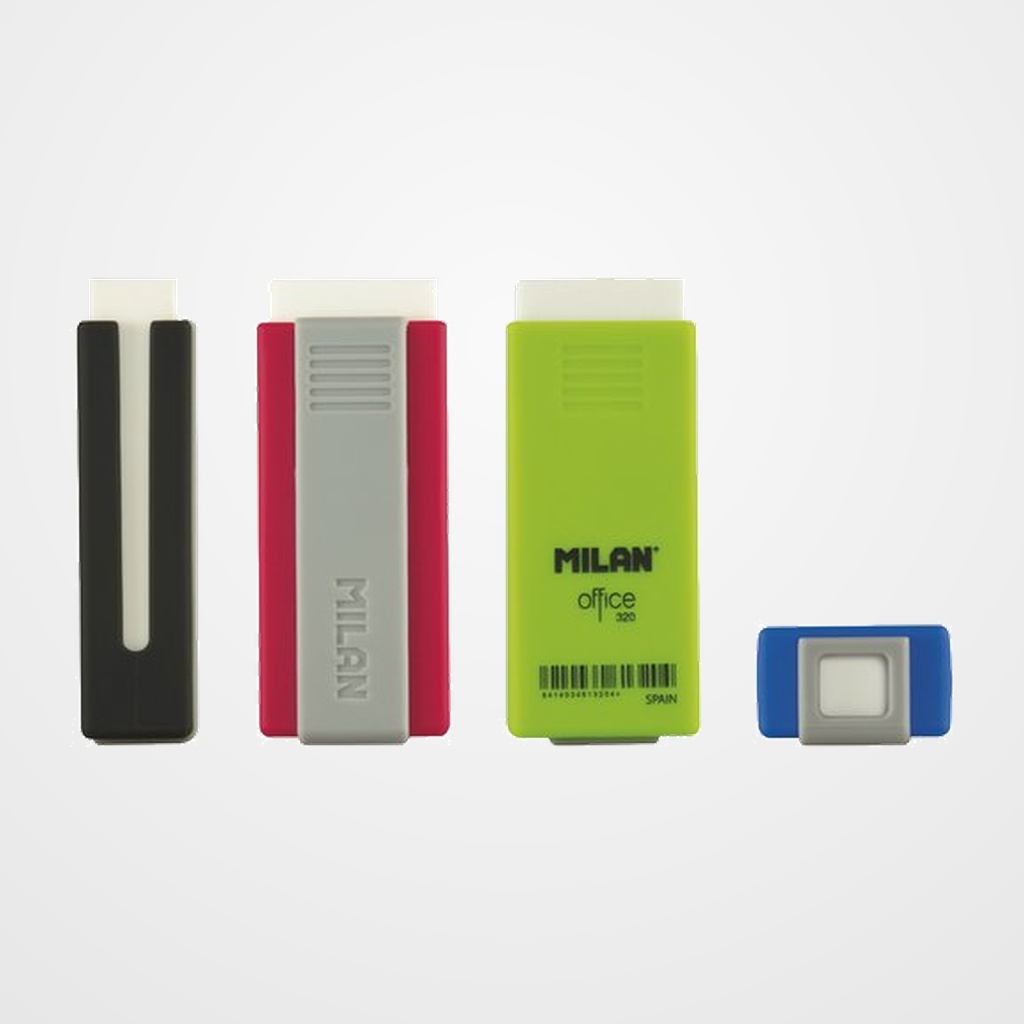 GOMA de BORRAR MILAN OFFICE 320 con FUNDA PROTECTORA  (ud.)