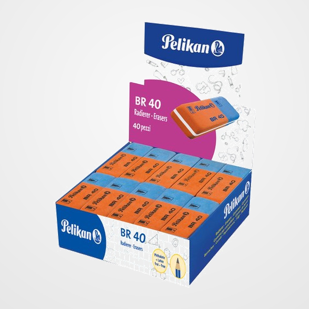 GOMA de BORRAR PELIKAN BR40 CAUCHO MIXTA  (ud.) (601005)