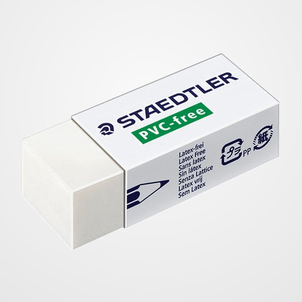 GOMA de BORRAR STAEDTLER 525 PVC FREE  (ud.)