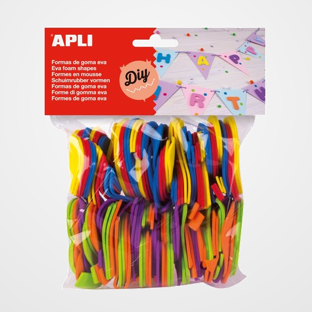 GOMA EVA APLI FORMAS NUMEROS 120 UNIDADES