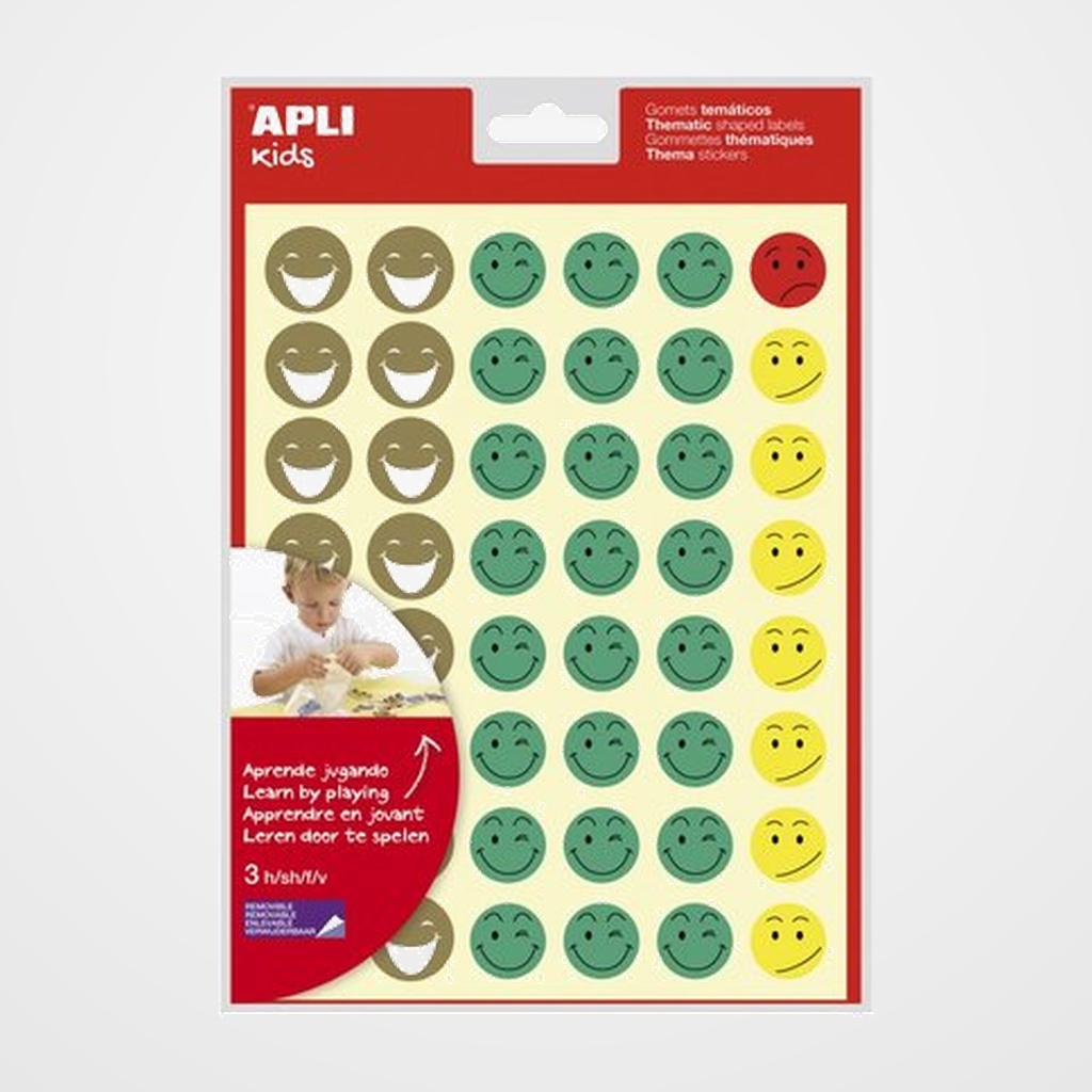 GOMETS APLI  BOLSA 3h REMOVIBLES CARA FELIZ (12791)