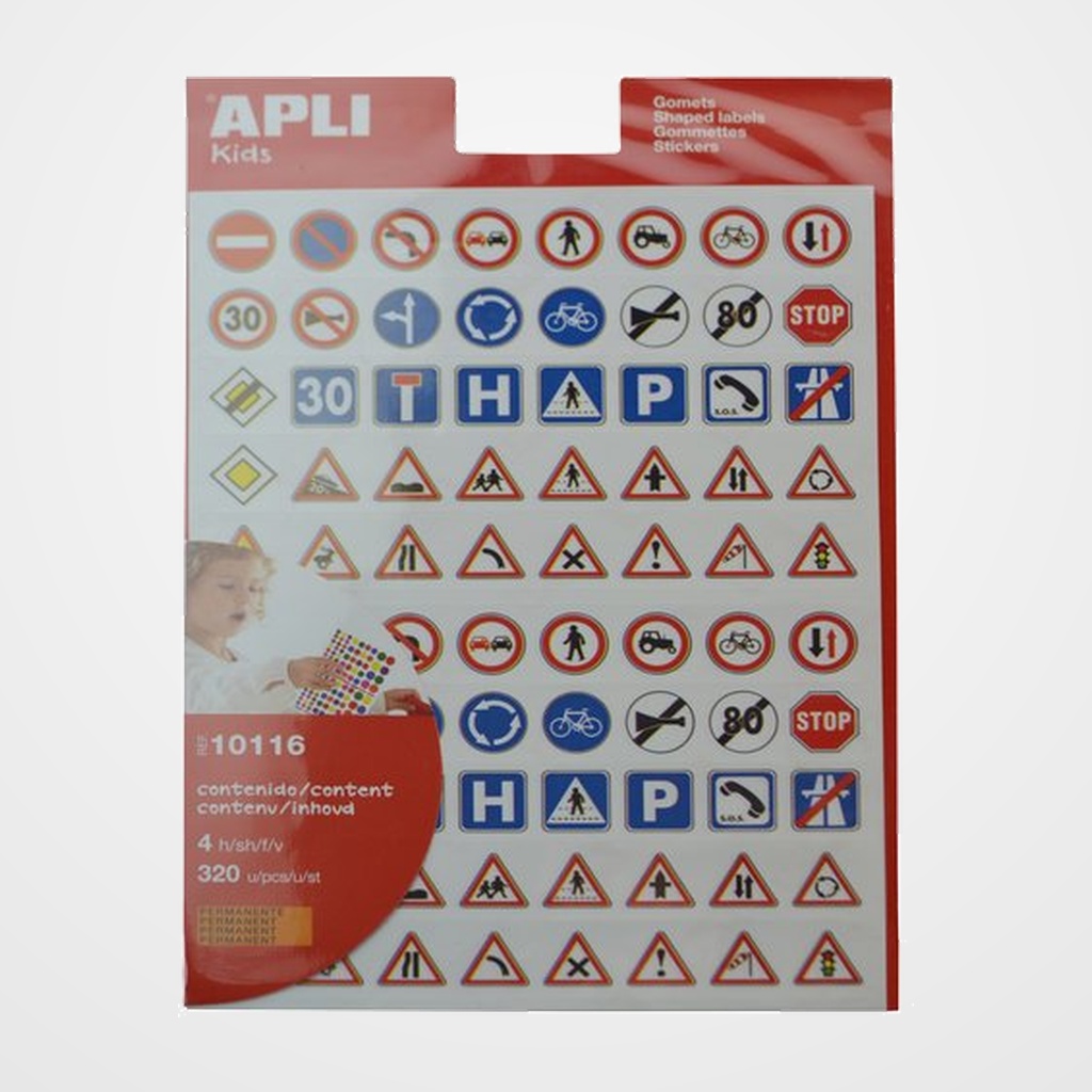 GOMETS APLI  BOLSA 4h SEÑALES DE TRAFICO 320 uds. (10116)