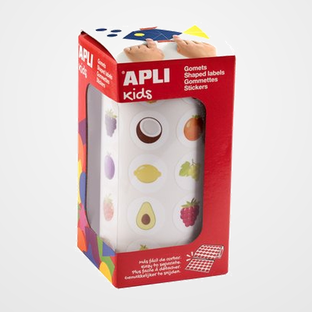 GOMETS APLI ROLLO 30h FRUTAS 20mm 900 uds. (19714)