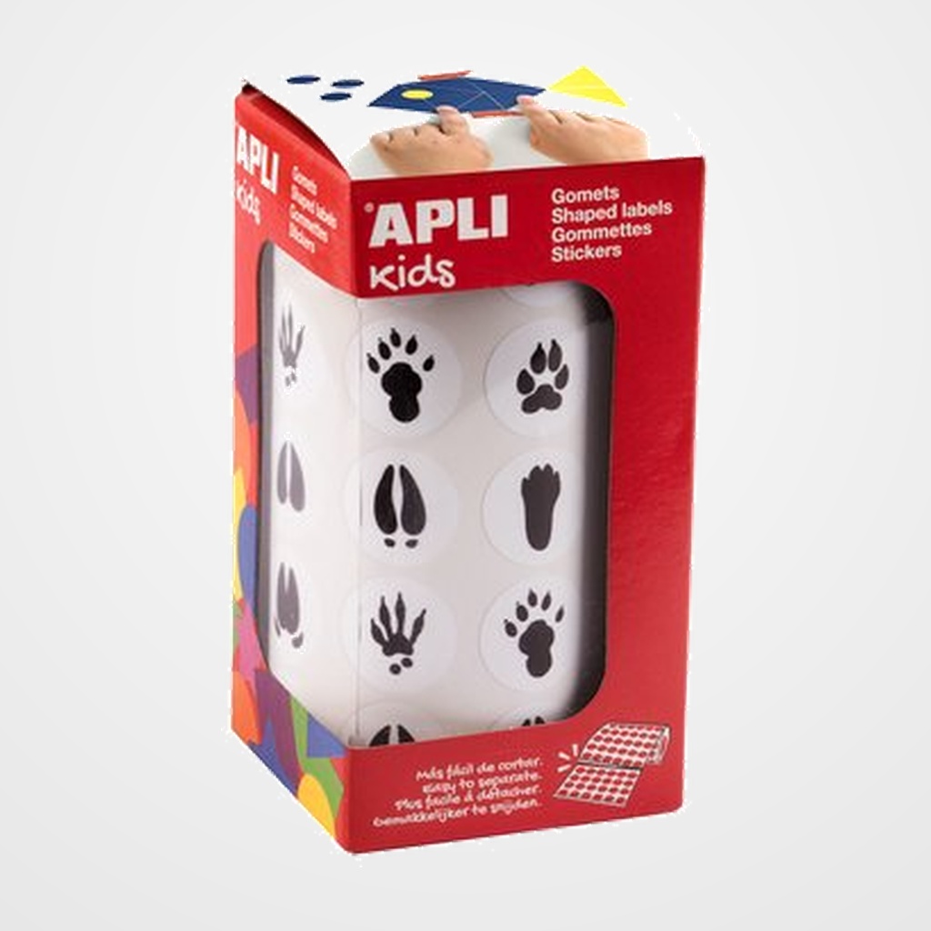 GOMETS APLI ROLLO 30h HUELLAS ANIMALES 20mm 900 uds. (19715)