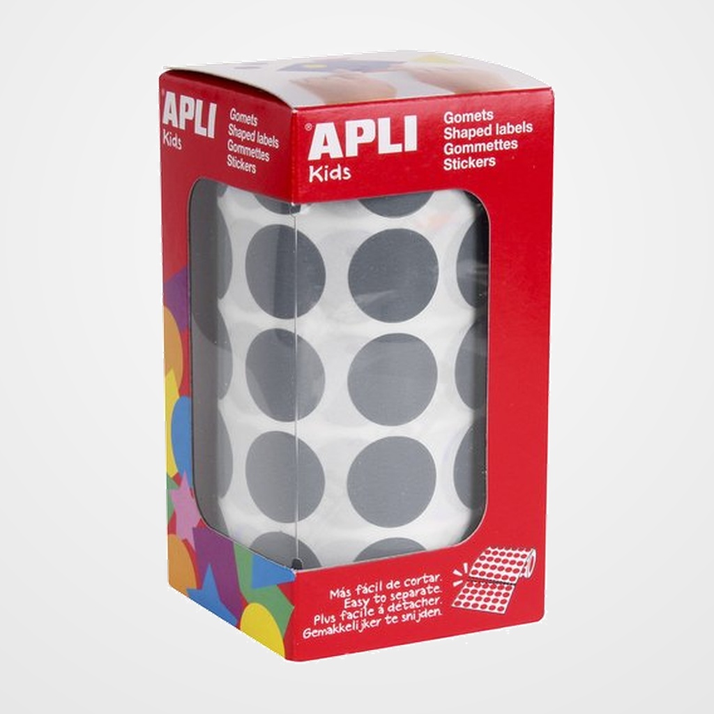 GOMETS APLI ROLLO 59h CIRCULO  Ø 20 mm GRIS 1.770 uds 16725