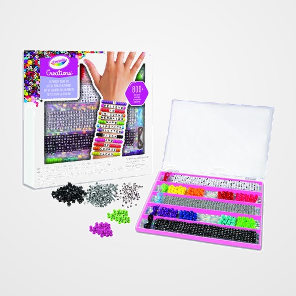 JUEGO CRAYOLA CREATIONS SET PERLITAS - CREA TUS PULSERAS (+ 8 años)