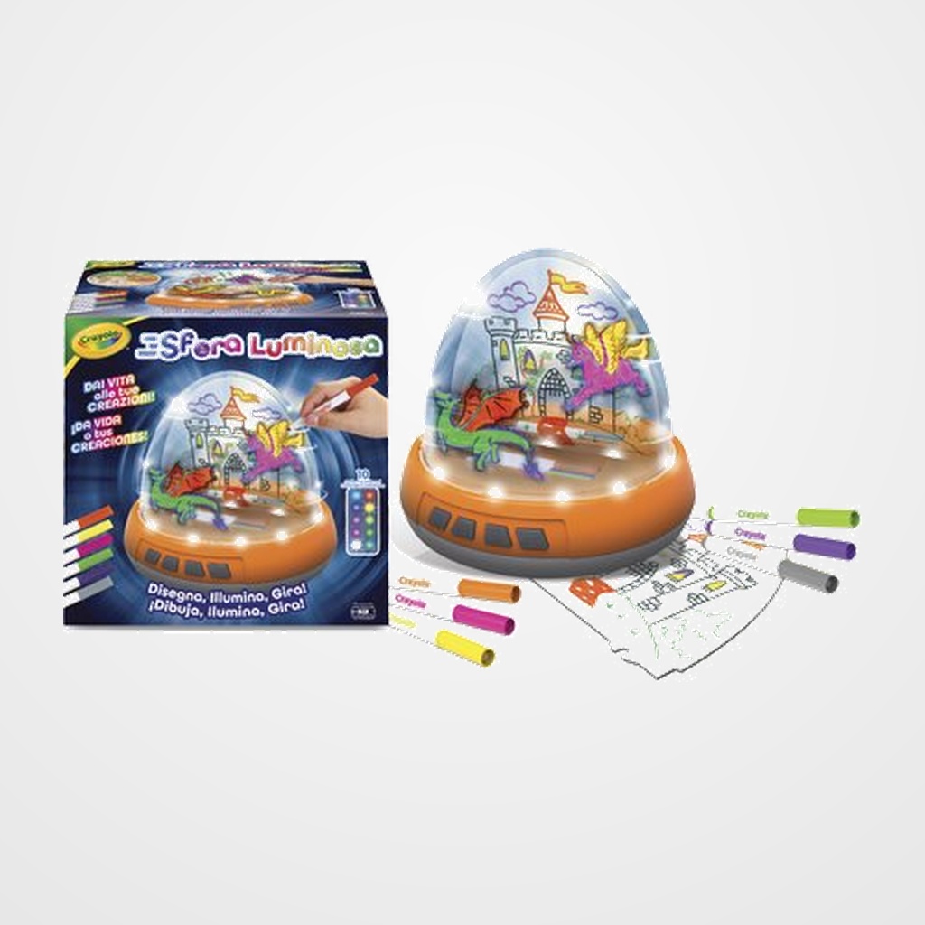 JUEGO CRAYOLA ESFERA LUMINOSA (+6 años)