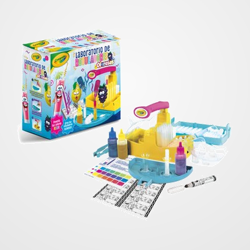 JUEGO CRAYOLA LABORATORIO ROTULADORES OLOROSOS NEON (+6 años)