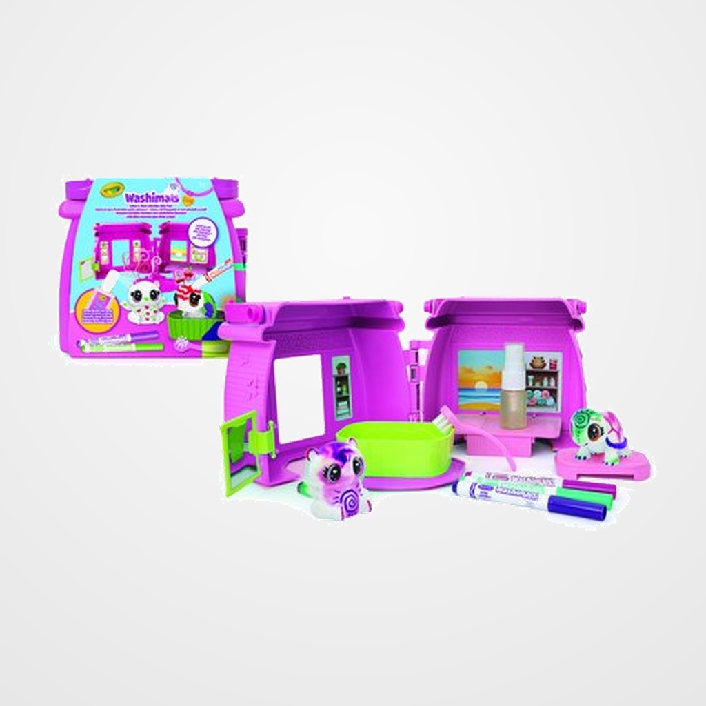 JUEGO CRAYOLA WASHIMALS PETS - SPA PERFUMADO(+3 años)