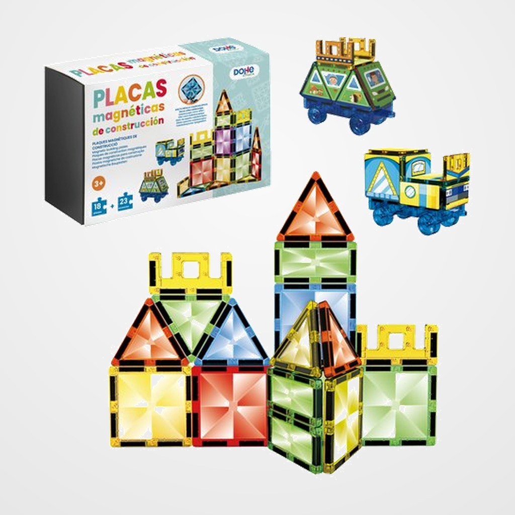 JUEGO DOHE EDUCA PLACAS MAGNETICAS 18 PIEZAS (+3 años)