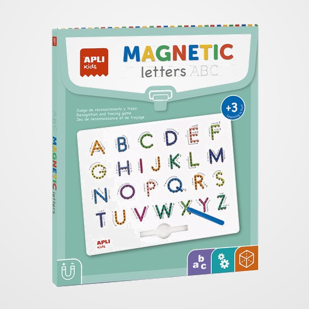 [25001310] JUEGO EDUCAT.APLI KIDS PIZARRA MAGNETICA ABC LETRAS (+3 años)