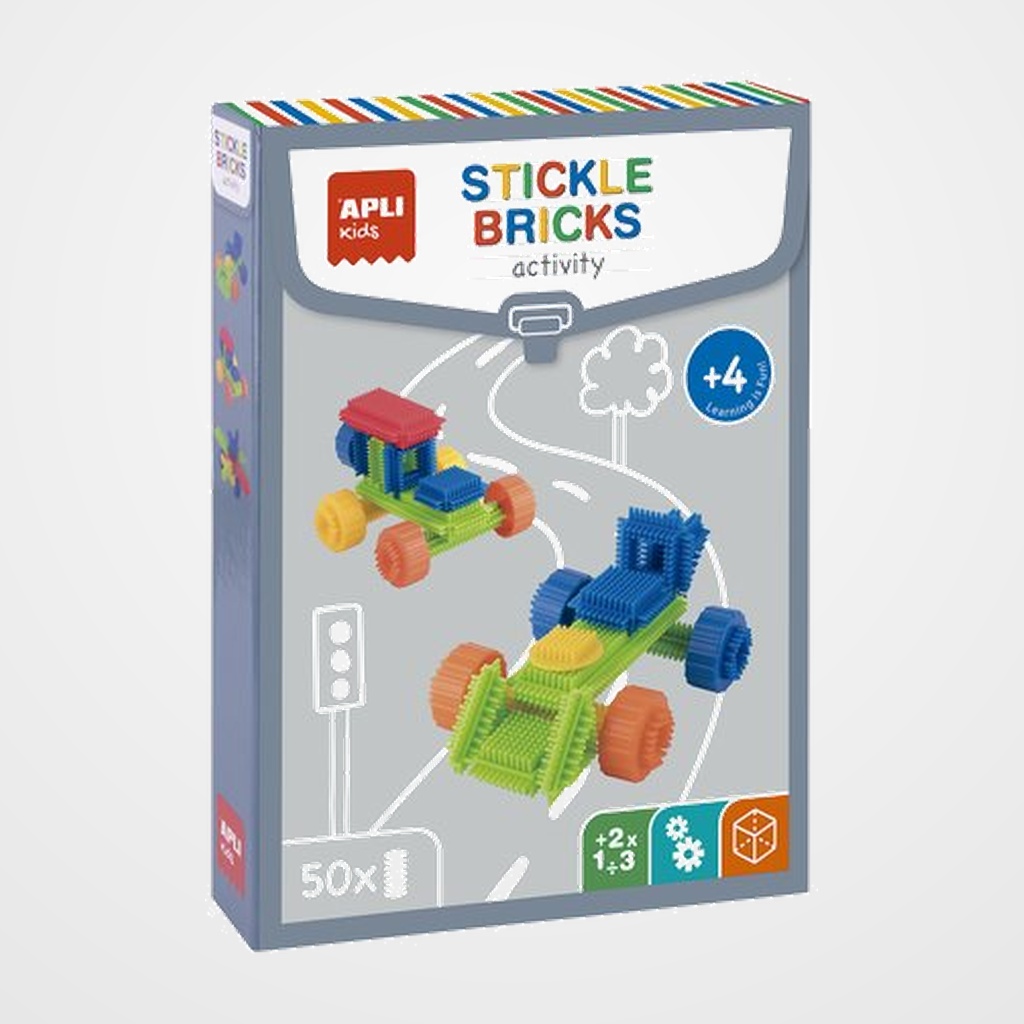 JUEGO EDUCATIVO APLI KIDS LADRILLOS DE CONSTRUCCION 50 PIEZAS (+4 AÑOS)
