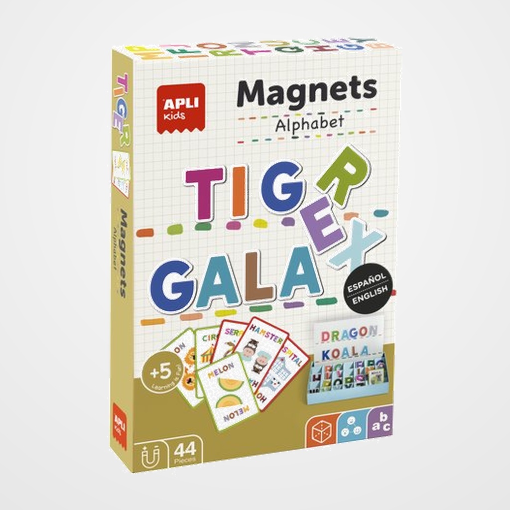 JUEGO EDUCATIVO APLI KIDS MAGNETICO ABECEDARIO 44 pz