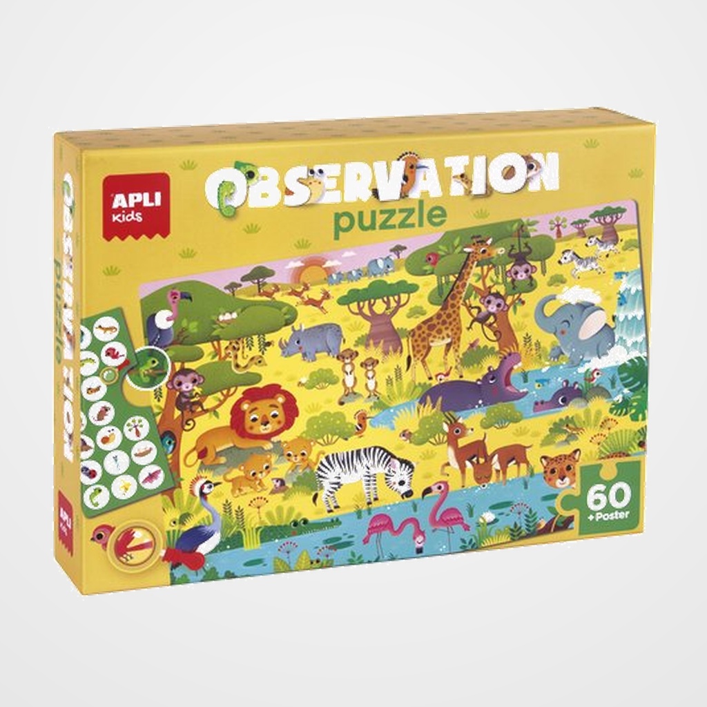 JUEGO EDUCATIVO APLI KIDS OBSERVACION SELVA (+4 años)