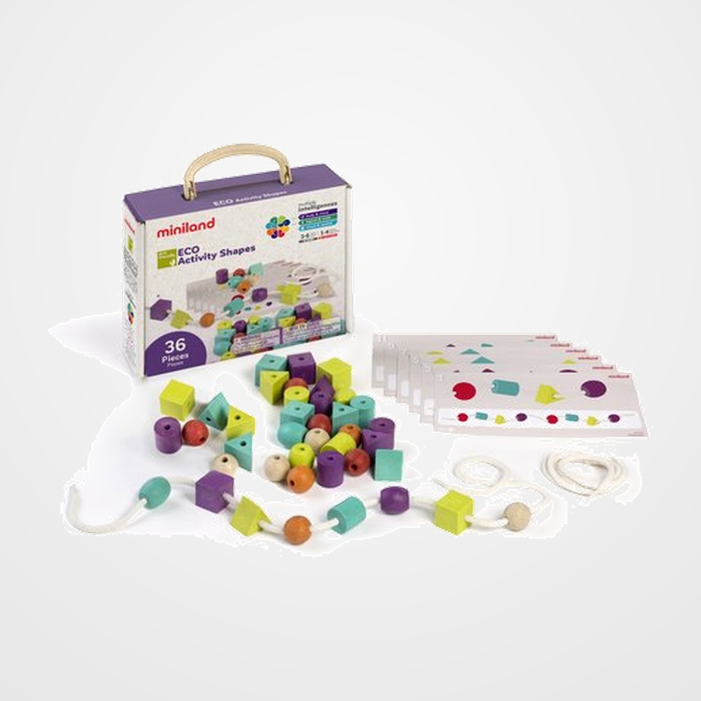 JUEGO EDUCATIVO MINILAND MATEMATICO ECO ACTIVITY SHAPES (3-6 AÑOS)