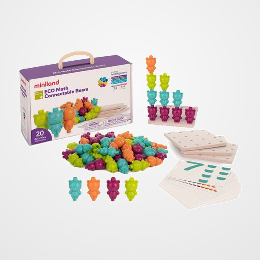 JUEGO EDUCAT.MINILAND ECO COLOR BEARS (3-6 AÑOS)