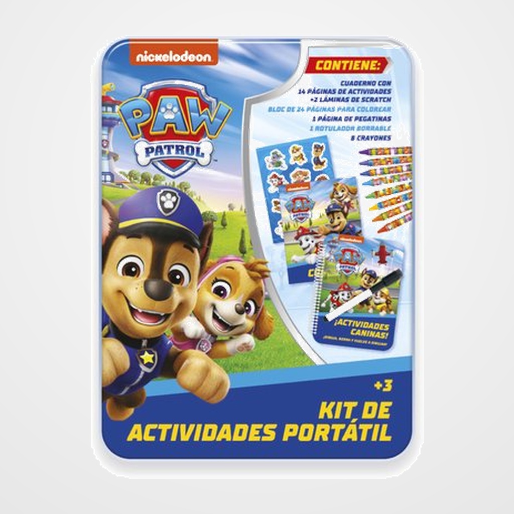 JUEGO IMAGILAND KIT DE ACTIVIDADES PORTATIL PAW PATROL