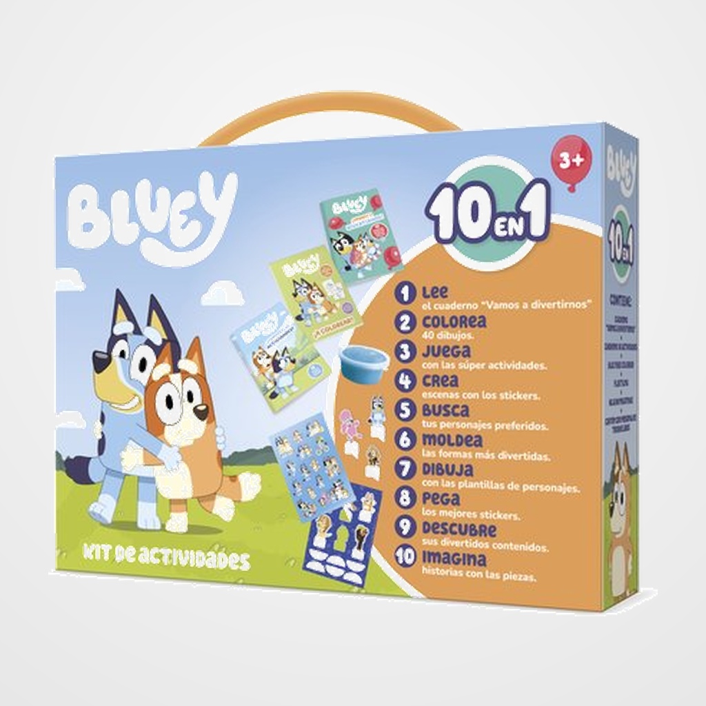 JUEGO IMAGILAND MALETIN 10 EN 1 BLUEY
