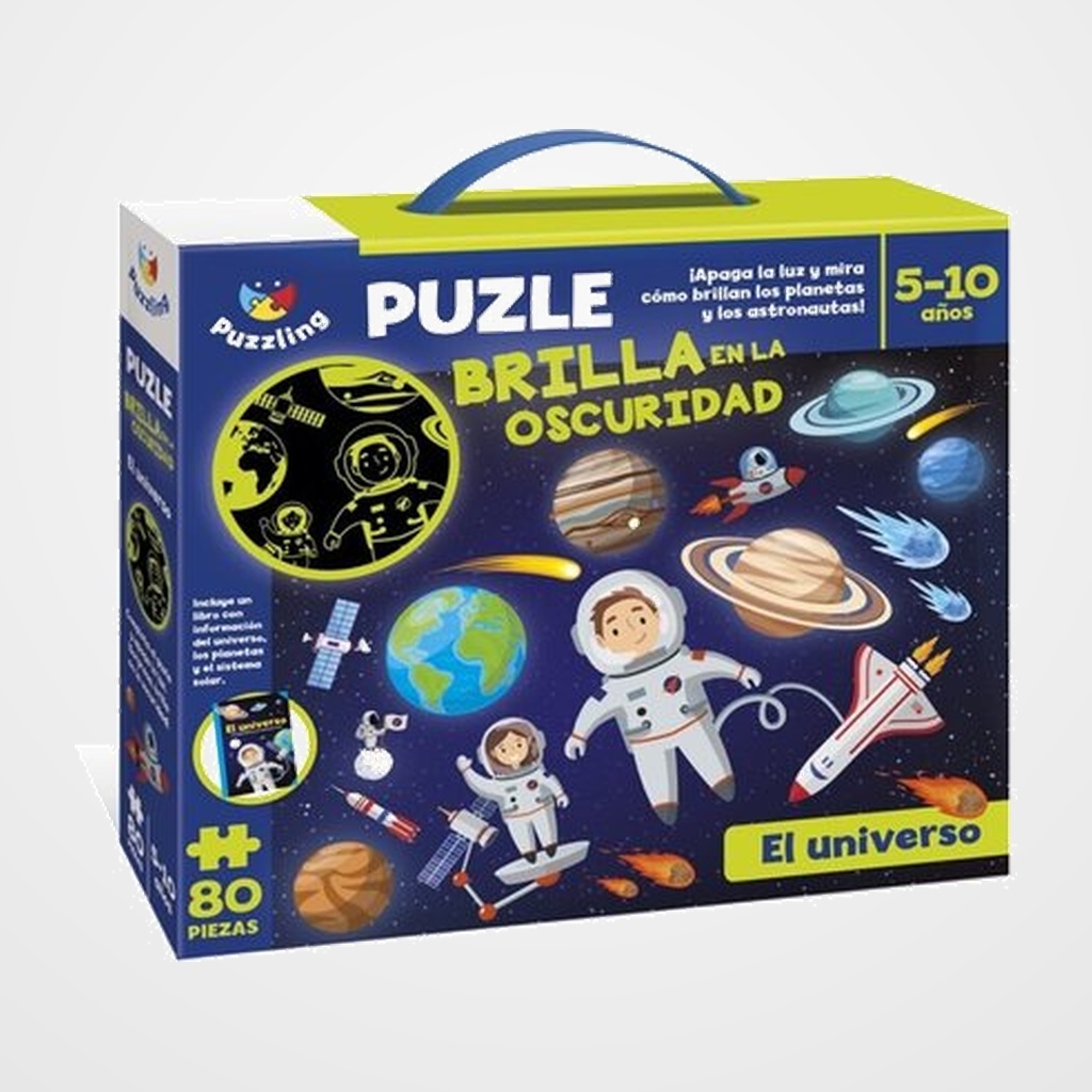 JUEGO IMAGILAND PUZLE  BRILLA EN LA OSCURIDAD  UNIVERSO