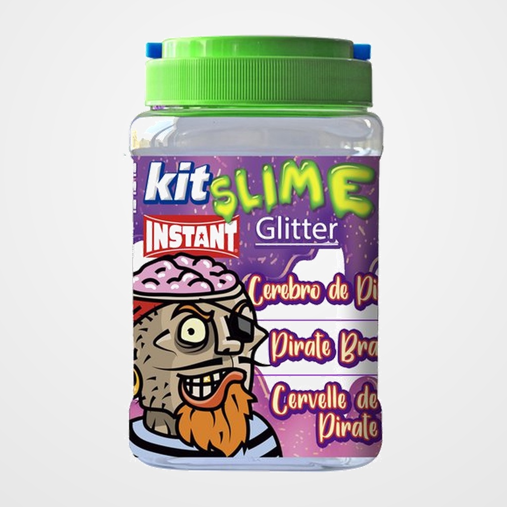 JUEGO INSTANT SLIME KIT COMPLETO CEREBRO DE PIRATA