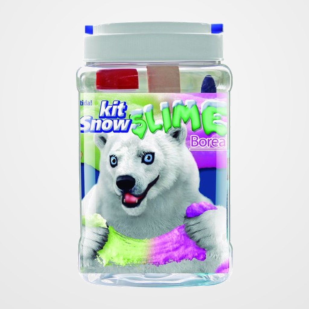 JUEGO INSTANT SLIME KIT SNOW SNOW BEAR