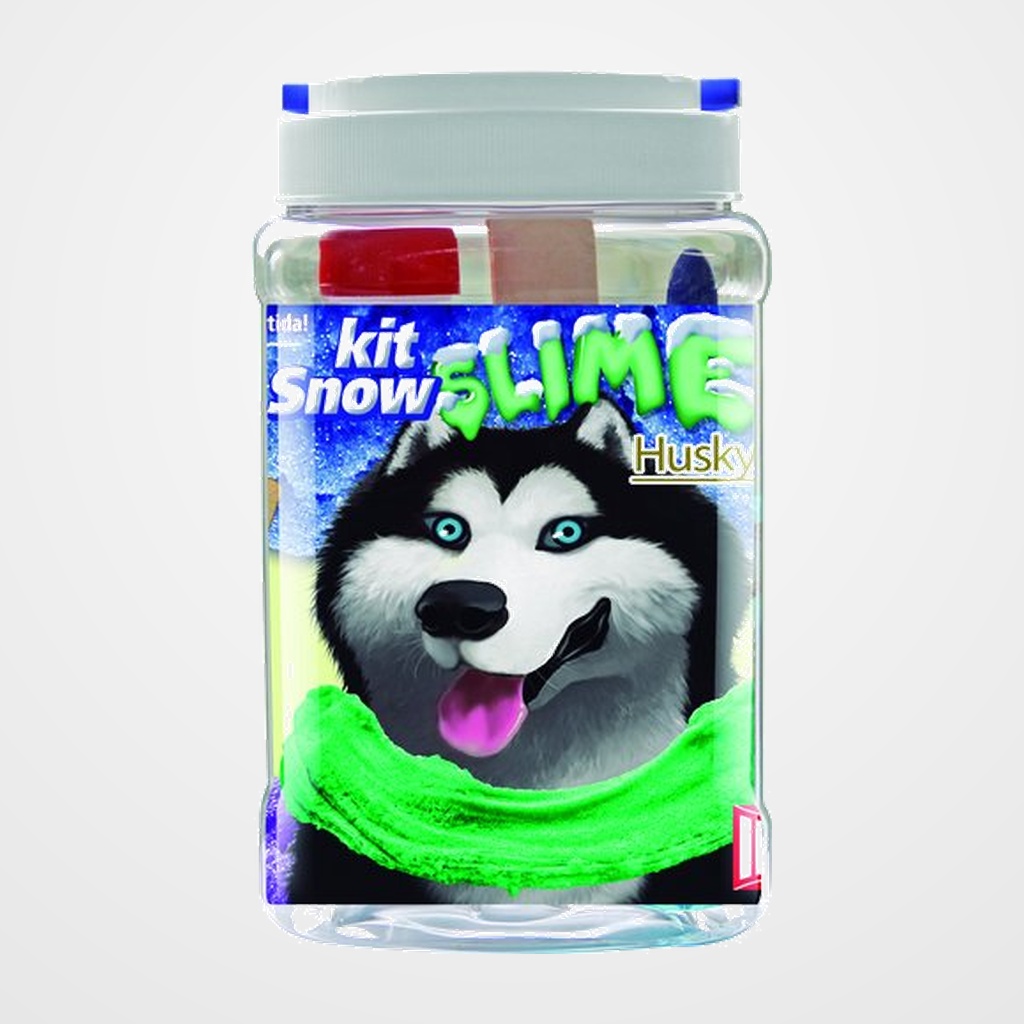 JUEGO INSTANT SLIME KIT SNOW SNOW HUSKY