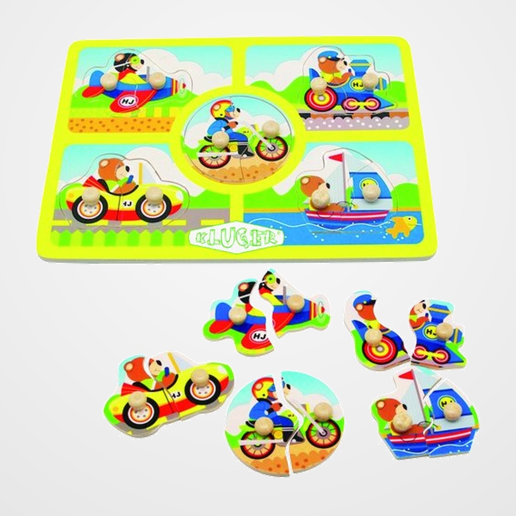 JUEGO KLUGER ENSARTE 10 PIEZAS VEHICULOS