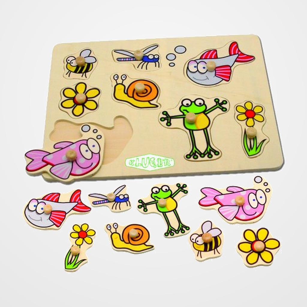 JUEGO KLUGER ENSARTE 8 PIEZAS BOSQUE ACUATICO