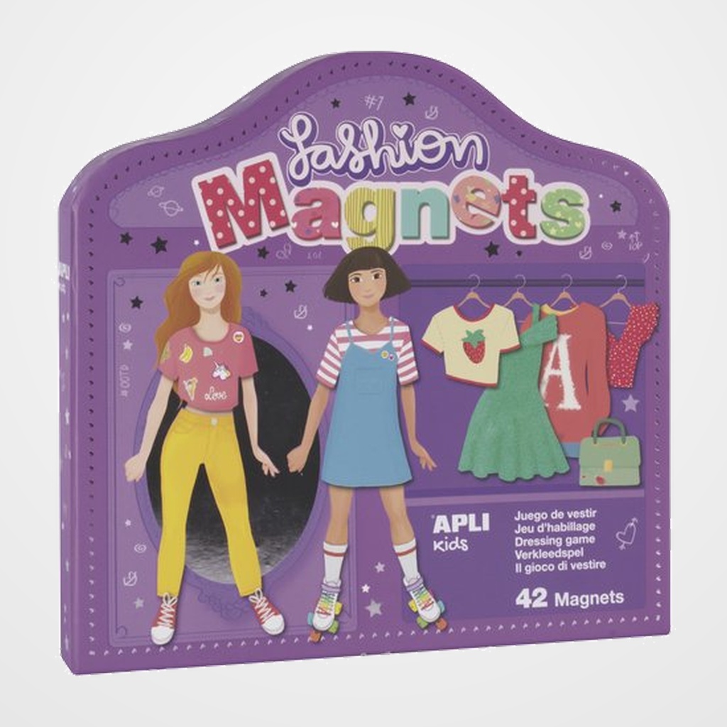 JUEGO MAGNETICO APLI FASHION 42 PIEZAS