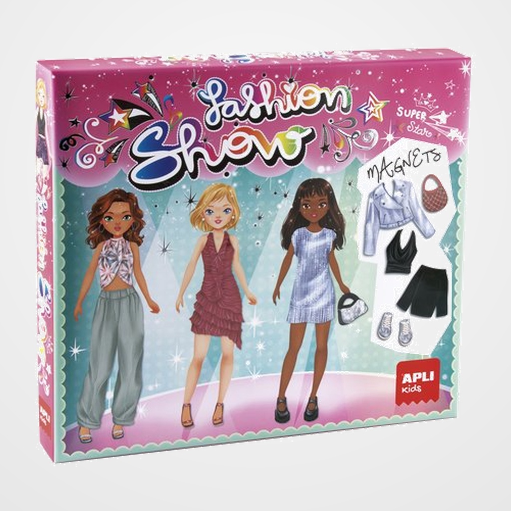 JUEGO MAGNETICO APLI KIDS FASHION SHOW 43 PIEZAS (+6 años)