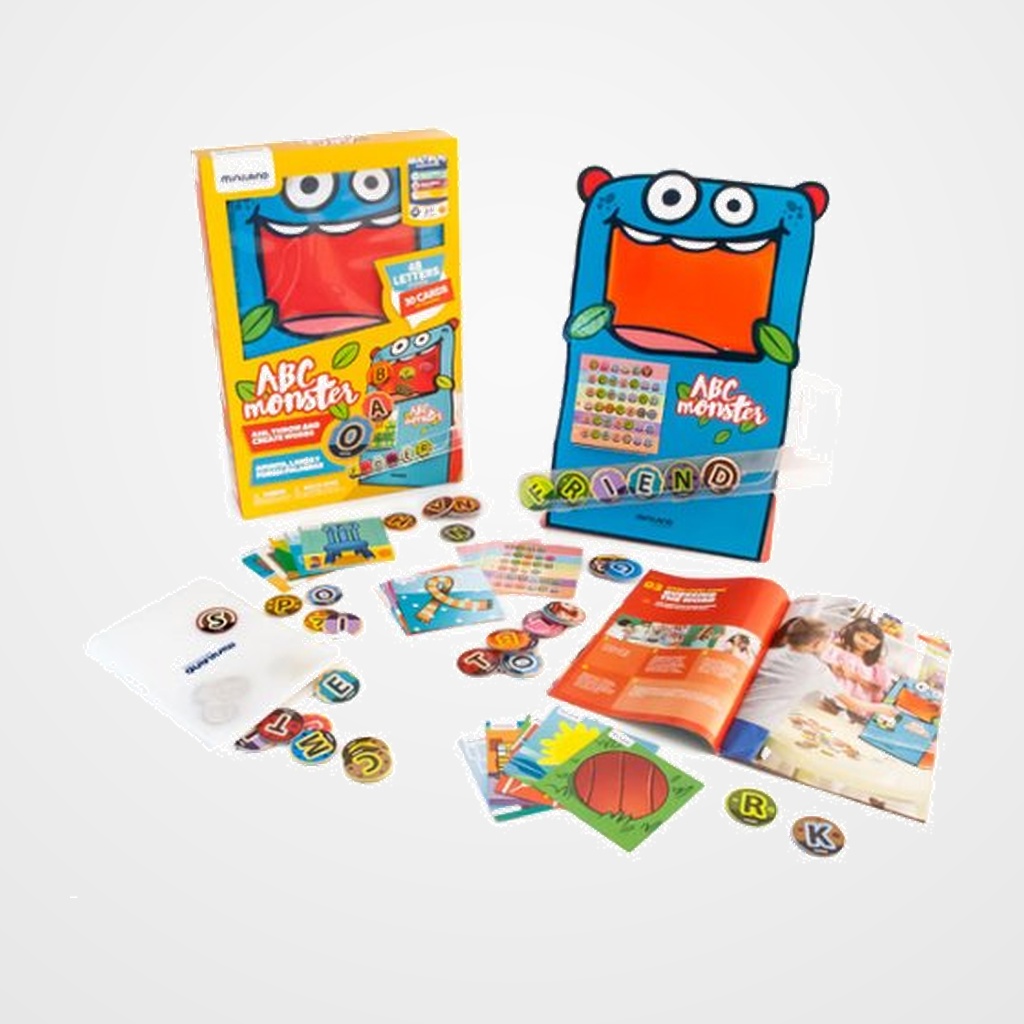 JUEGO MINILAND ABC MONSTER MONSTRUO ZAMPA LETRAS