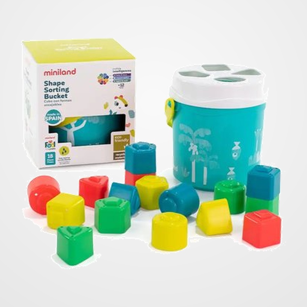 JUEGO MINILAND CUBOS Y FORMAS ENCAJABLES