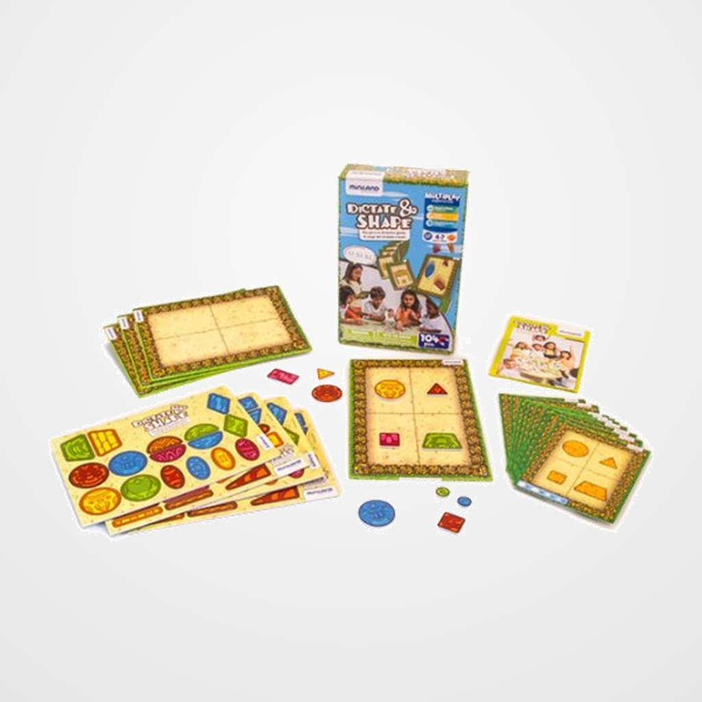 JUEGO MINILAND DICTATE&SHAPE DICTADO VISUAL HABLE, ESCUCHA Y COOPERA