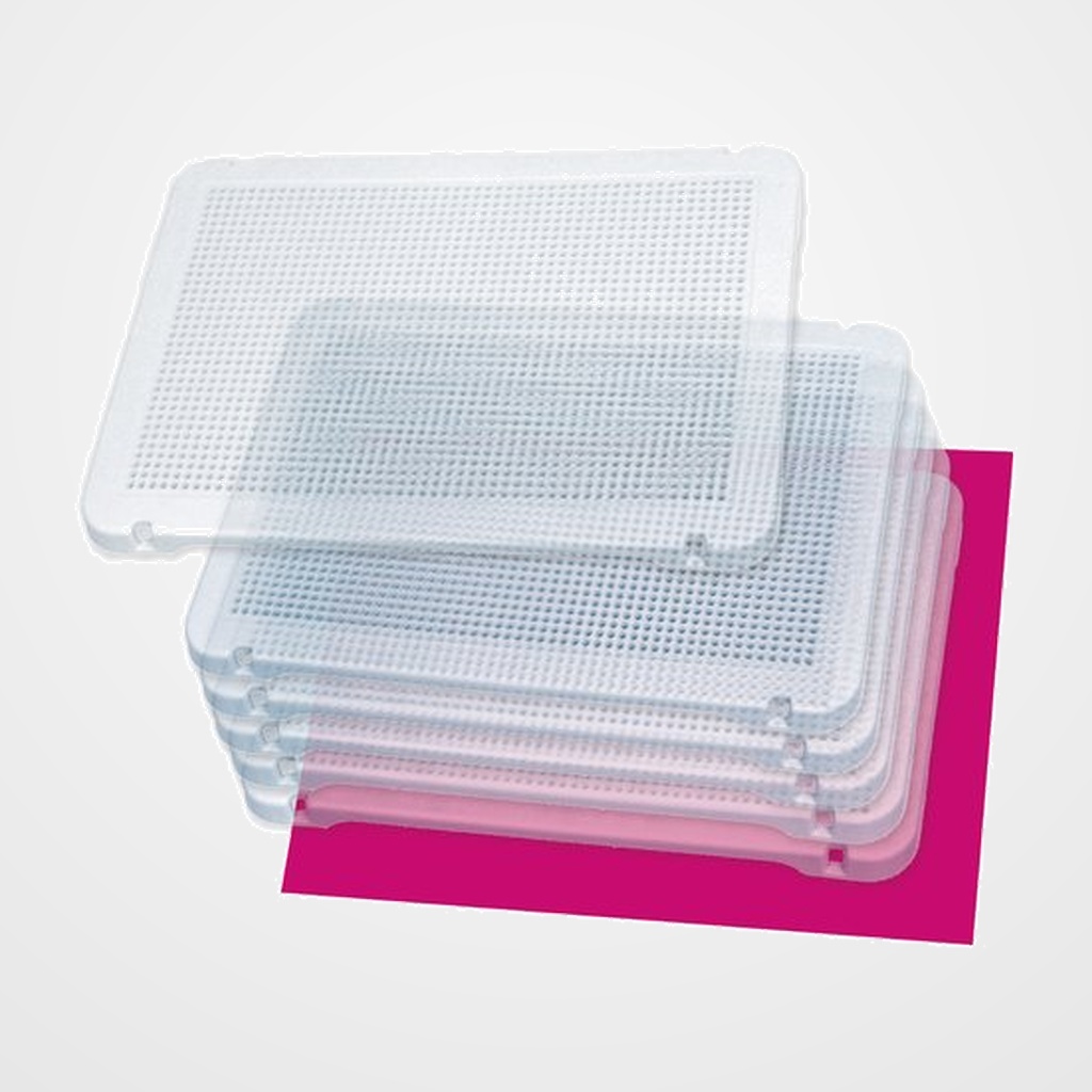 JUEGO MINILAND PEGS PLACAS TRANSPARENTES SET de 6