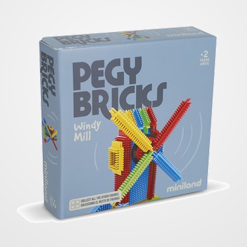 JUEGO MINILAND PEGY BRICKS: WINDY MILL (+2 años)