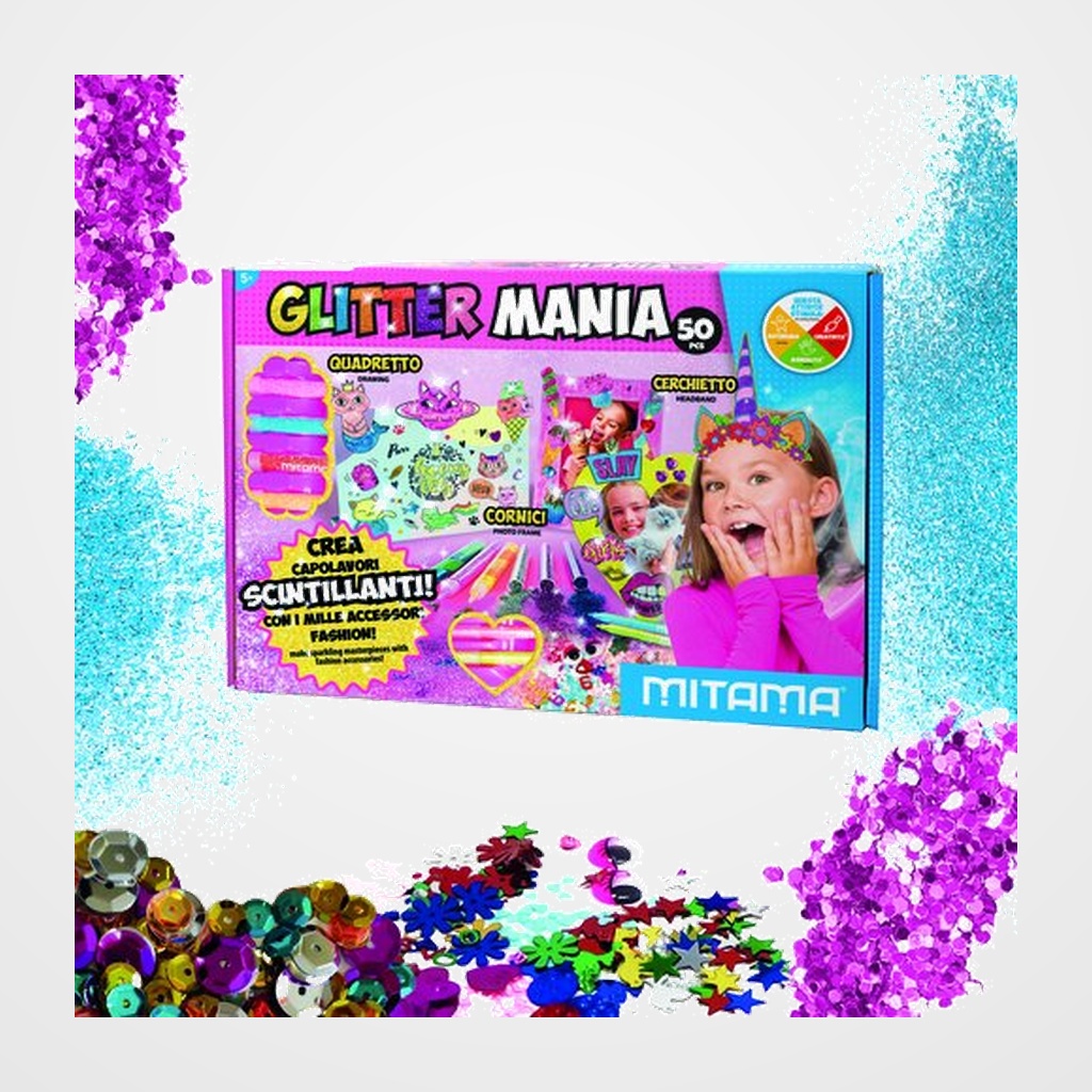 JUEGO MITAMA GLITTER MANIA (+5 años)