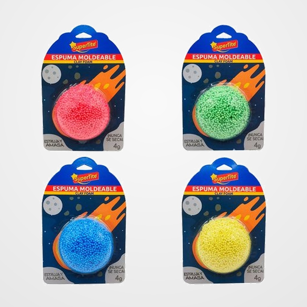 JUEGO SUPERTITE ESPUMA DE MOLDEADO 4g BOLA