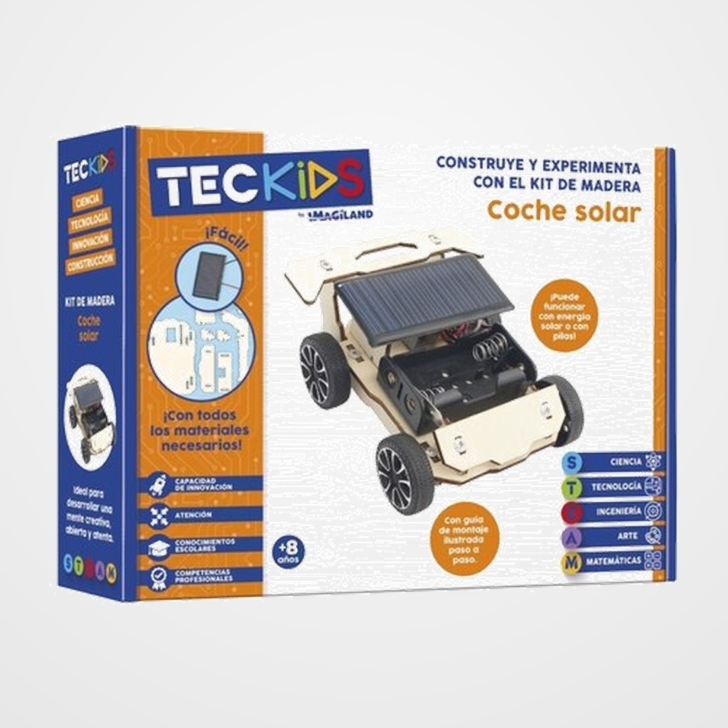 JUEGO TECKIDS IMAGILAND KIT MADERA COCHE SOLAR
