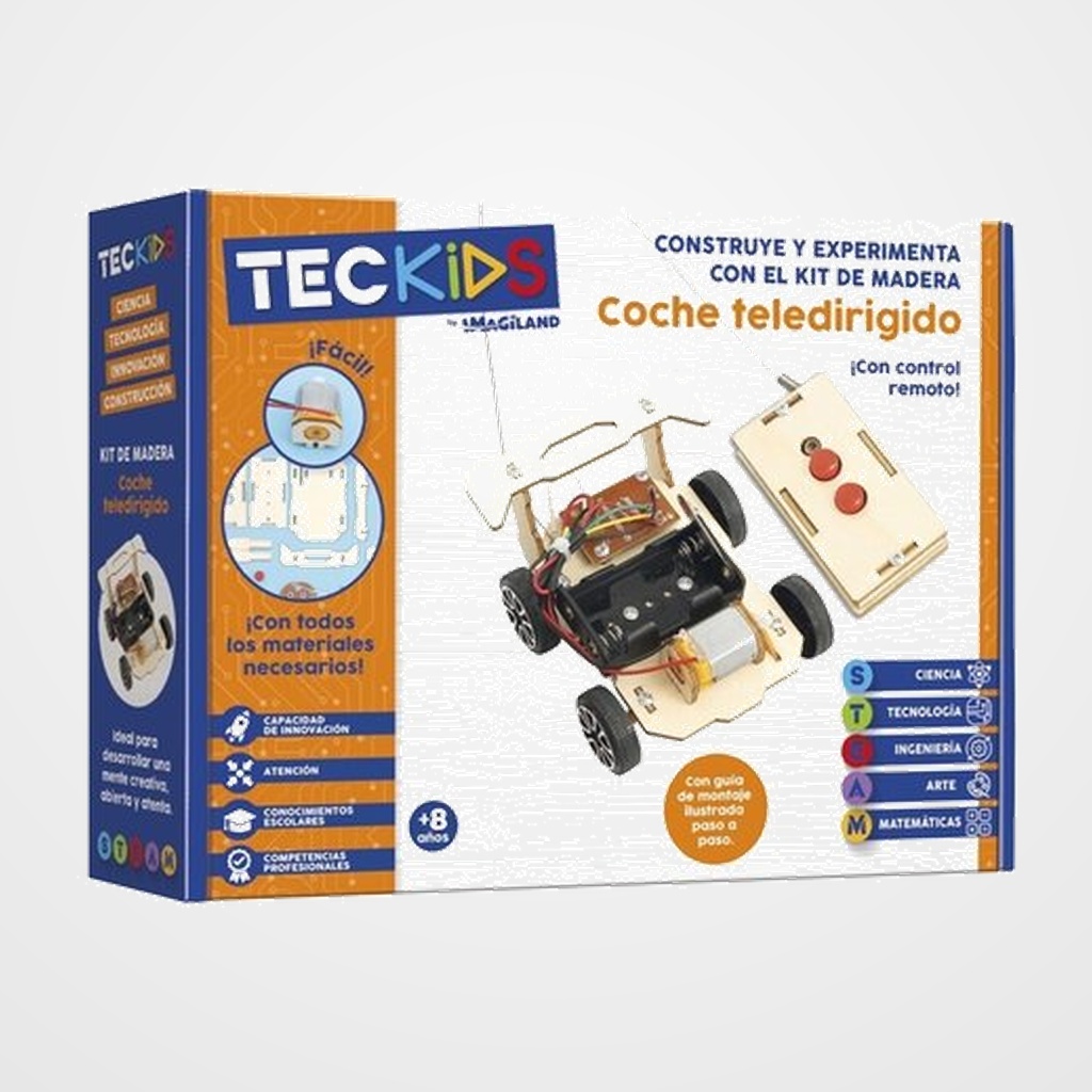 JUEGO TECKIDS IMAGILAND KIT MADERA COCHE TELEDIRIGIDO