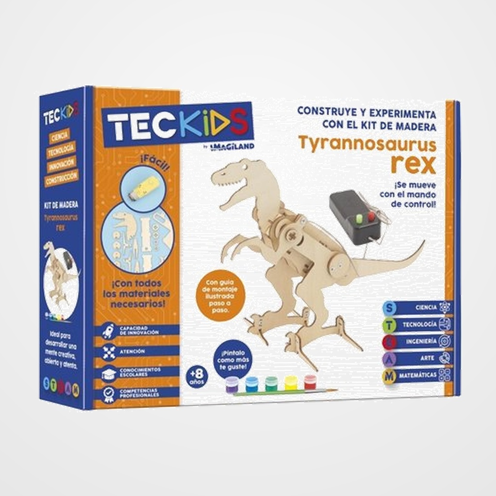 JUEGO TECKIDS IMAGILAND KIT MADERA TYRANNOSAURUS REX