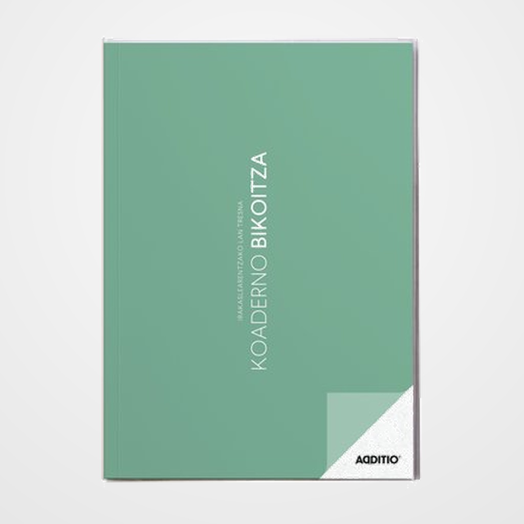 KOADERNOA IRAKASLE ADDITIO DUPLEX A4 ASKOTASUNA