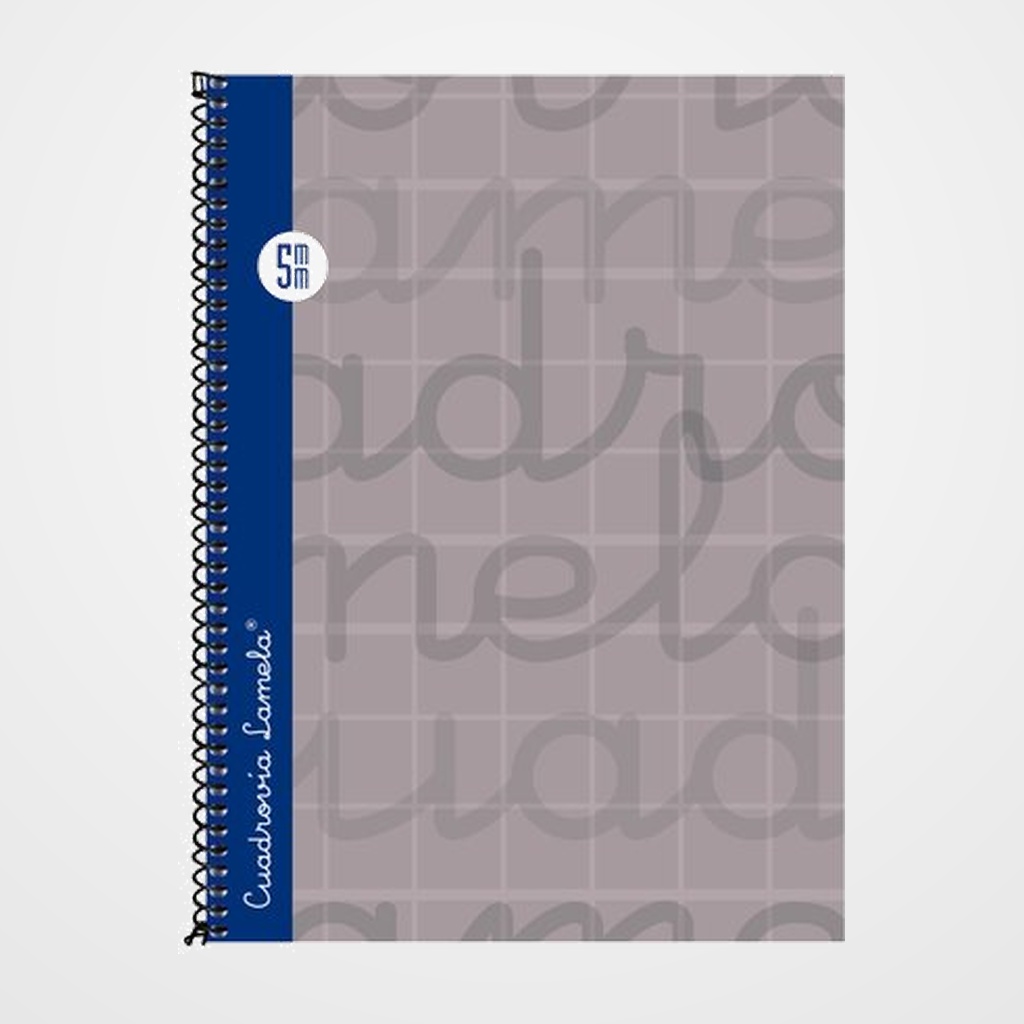 LAMELA BLOC tapa FORRADA 4º 80h CUADROVIA 5 mm GRIS