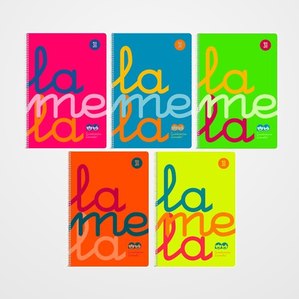 LAMELA BLOC tapa POLIPROPILENO 4º 80h CUADROVIA 3 mm SURTIDOS (6 col.)