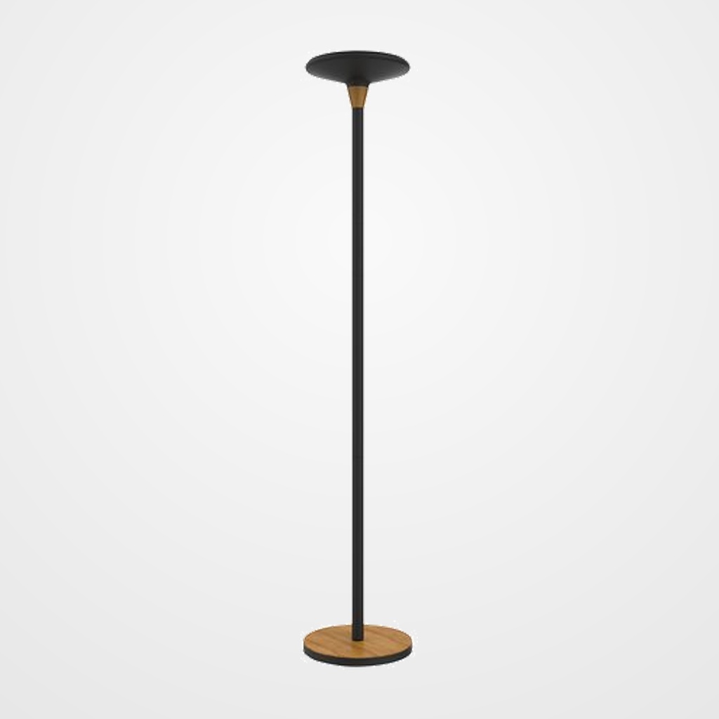 LAMPARA DE PIE UNILUX LED 44,6W BALY BAMBOO