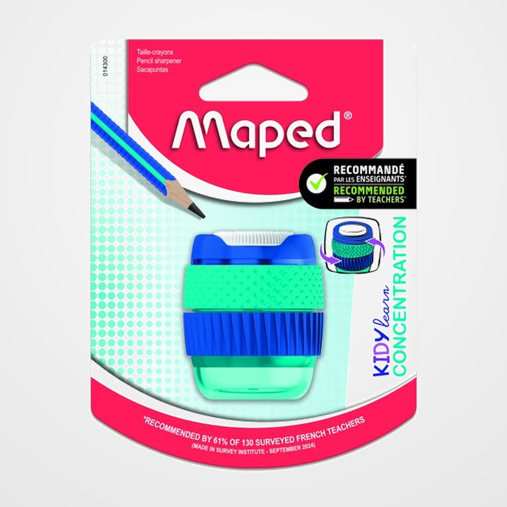 AFILALAPIZ MAPED 1 USO KIDY LEARN CONCENTRACION CON DEPOSITO BLISTER de 1